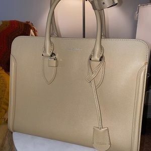Alexander McQueen Heroine Calfskin Leather Tote
